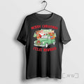 Officials Merry Christmas Feliz Navidad Dollar Tree Vintage Truck Santa Premium T Shirt Sweater