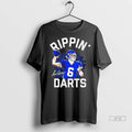 Officials New York Giants Jaxson Dart Rippin Darts Signature T Shirt