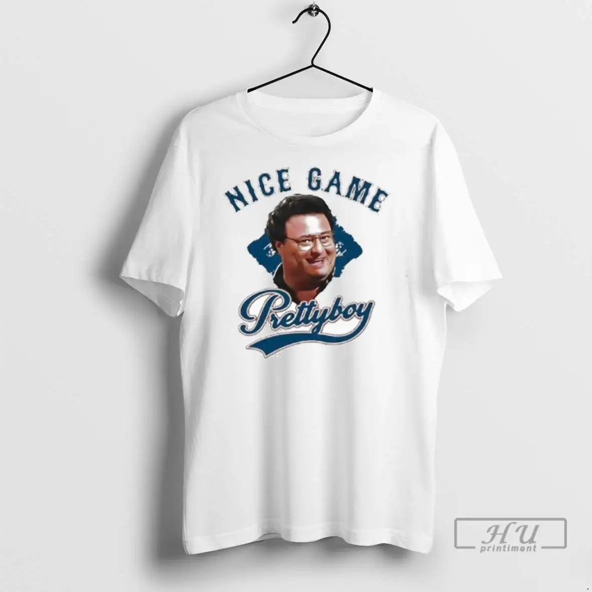 Officials Newman Nice Game Prettyboy Face Graphic Ladies T Shirt