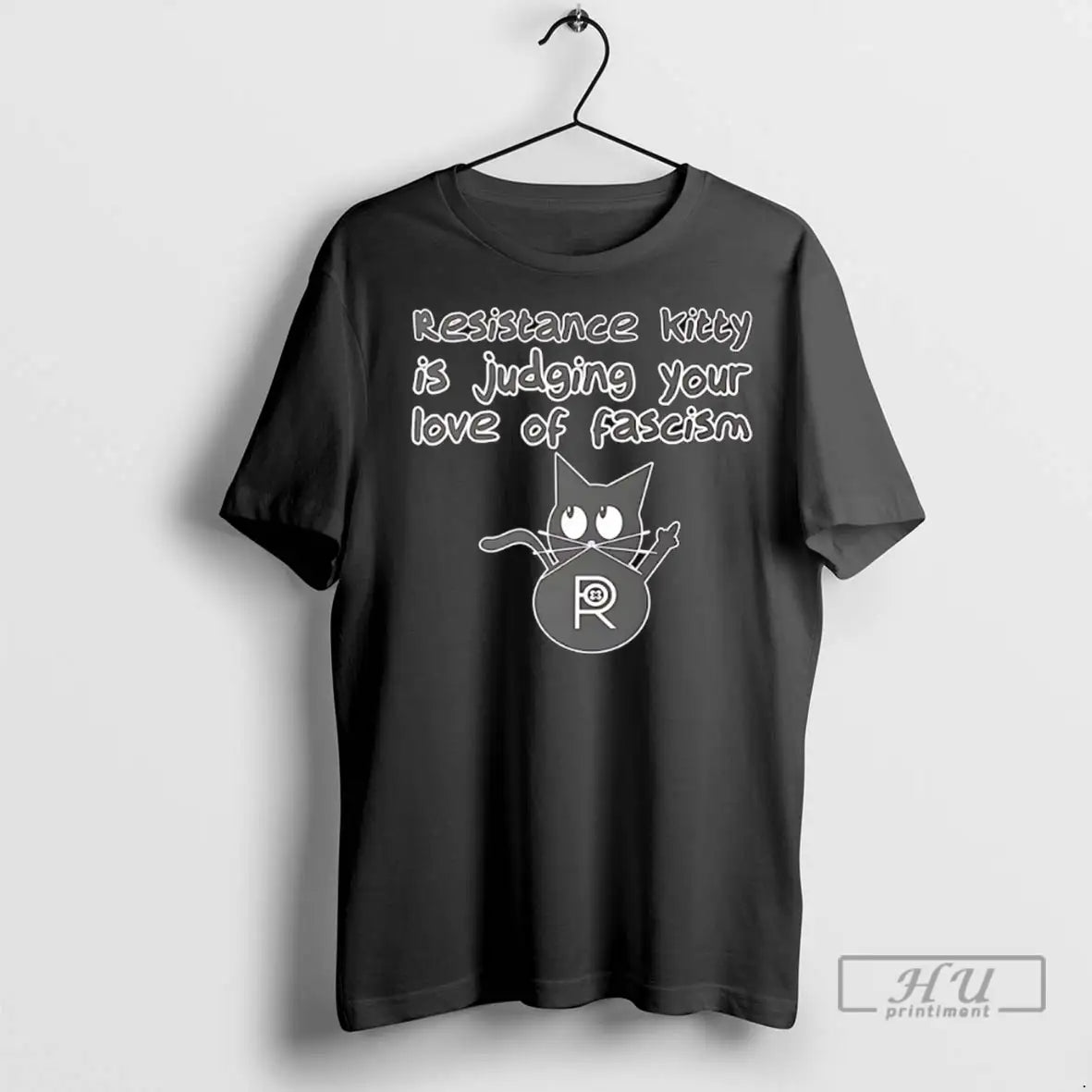 Officials Resistance Kitty Is Judging Your Love Of Fascism Cat T Shirt