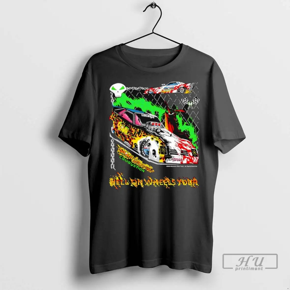 Officials Spawn Combustion Hell On Wheels Tour T Shirt