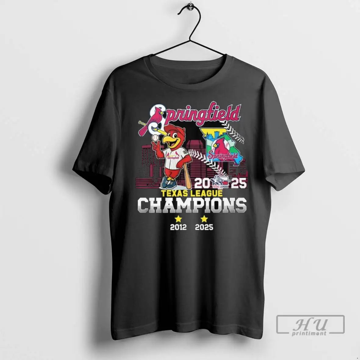 Officials Springfield Cardinals Mascot 2025 Texas League Champions 2012 2025 Long Sleve T Shirt