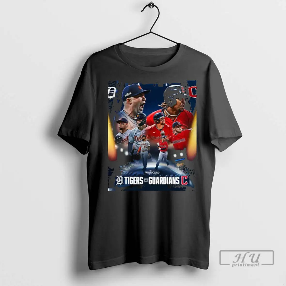 Officials Tigers Vs Guardians 2025 Wild Card Game T Shirt