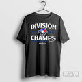 Officials Toronto Blue Jays 2025 Al East Division Champions Locker Room T Shirt