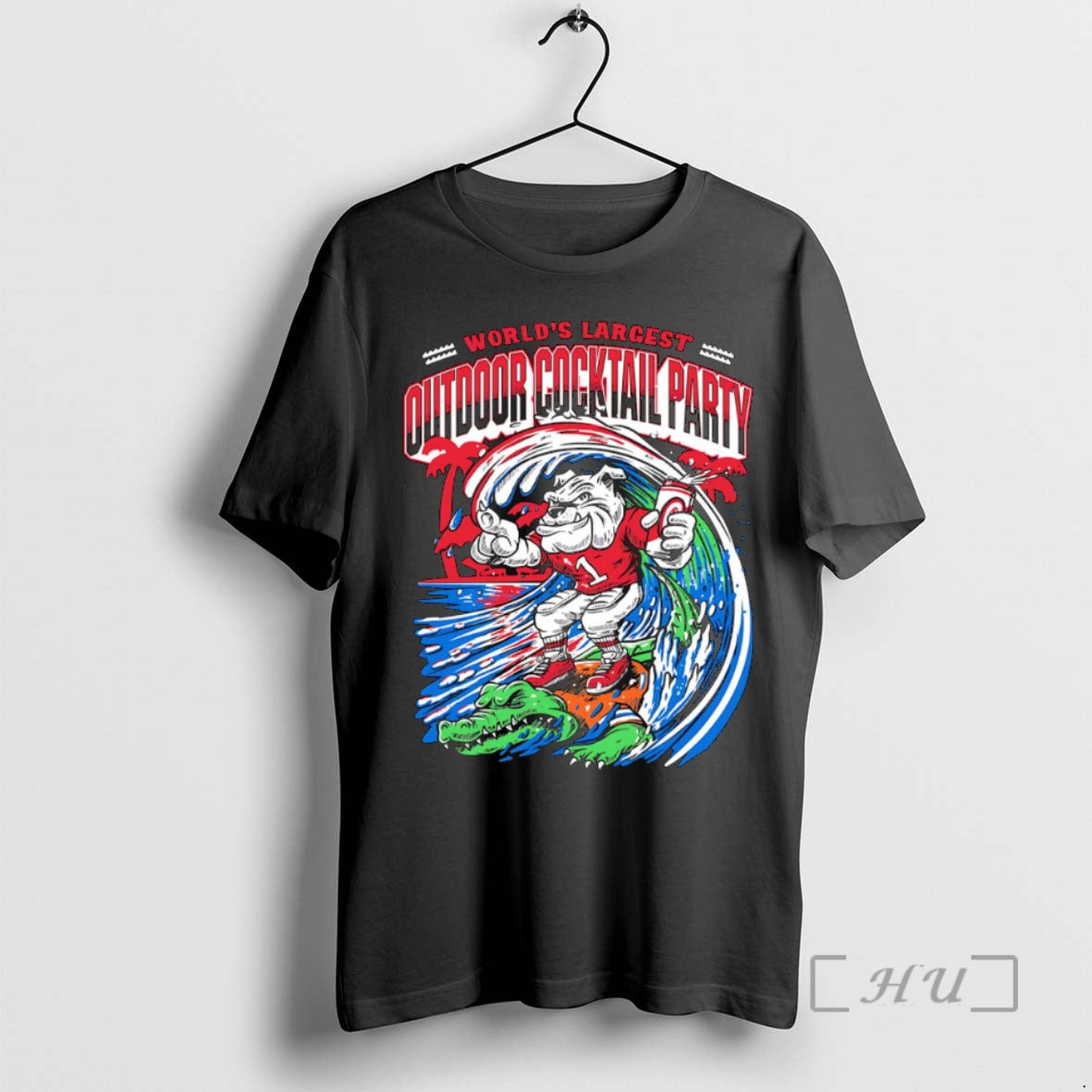 Officials Worlds Largest Cocktail Party Georgia Bulldogs Premium T Shirt Sweater