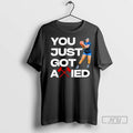 Officials You Just Got Axied Basketball T Shirt