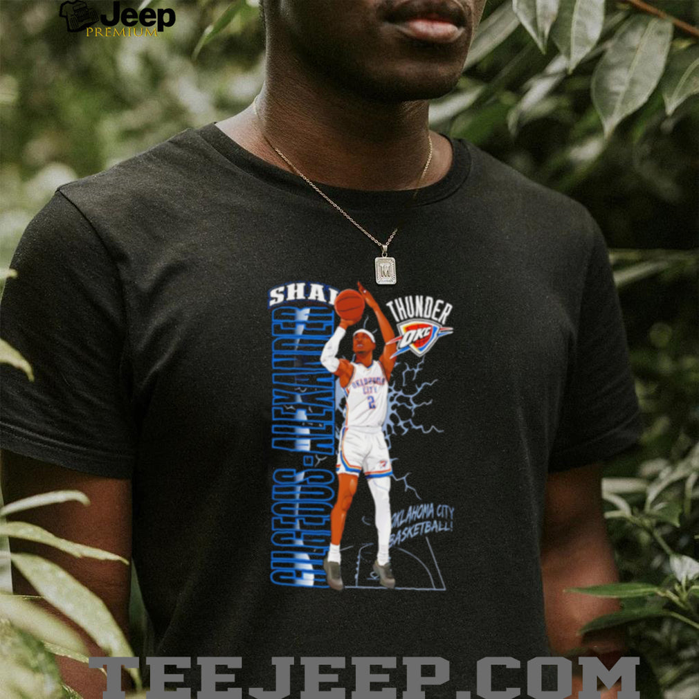 Oklahoma City Thunder Shai Gilgeous Alexander Height ’26 shirt