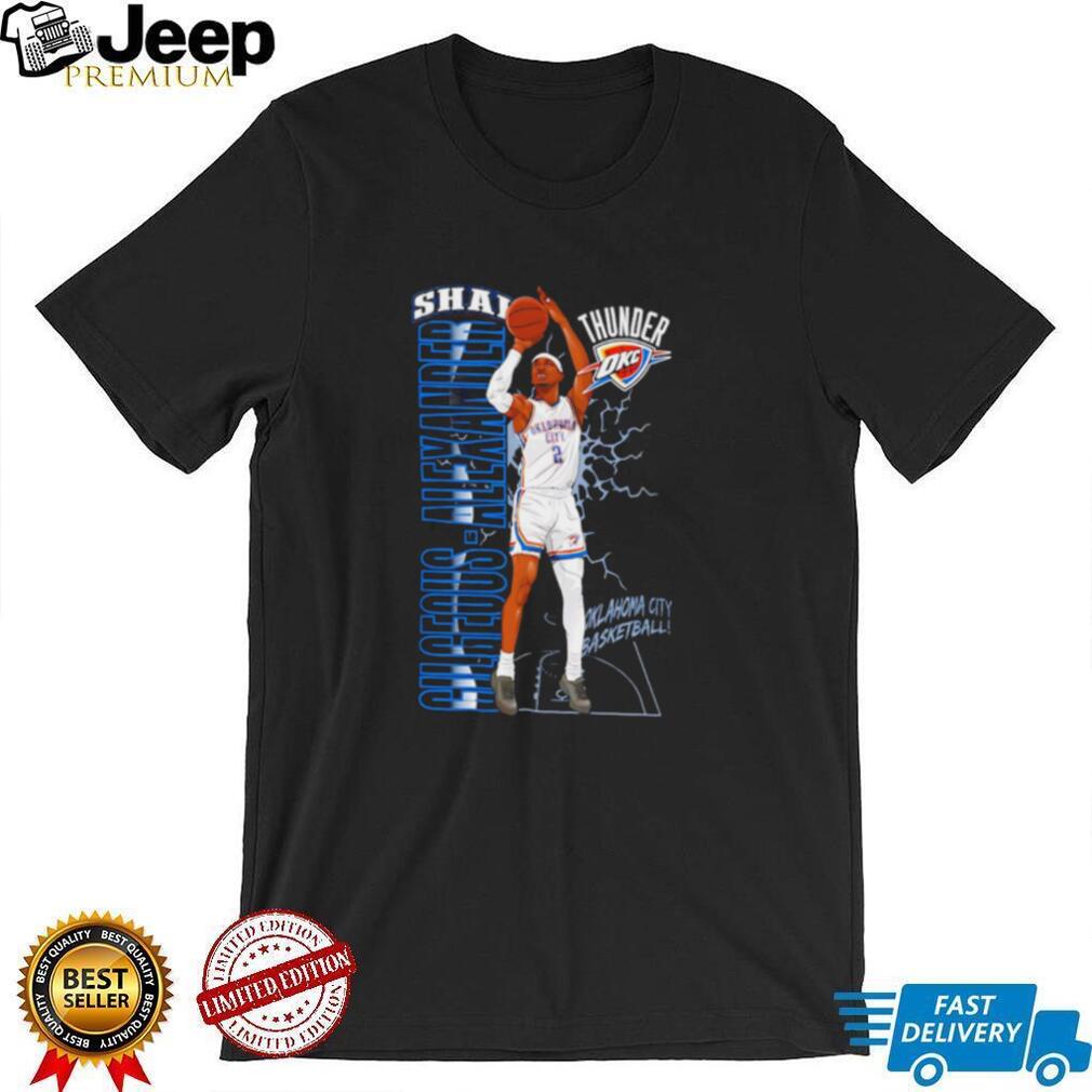 Oklahoma City Thunder Shai Gilgeous Alexander Height ’26 shirt