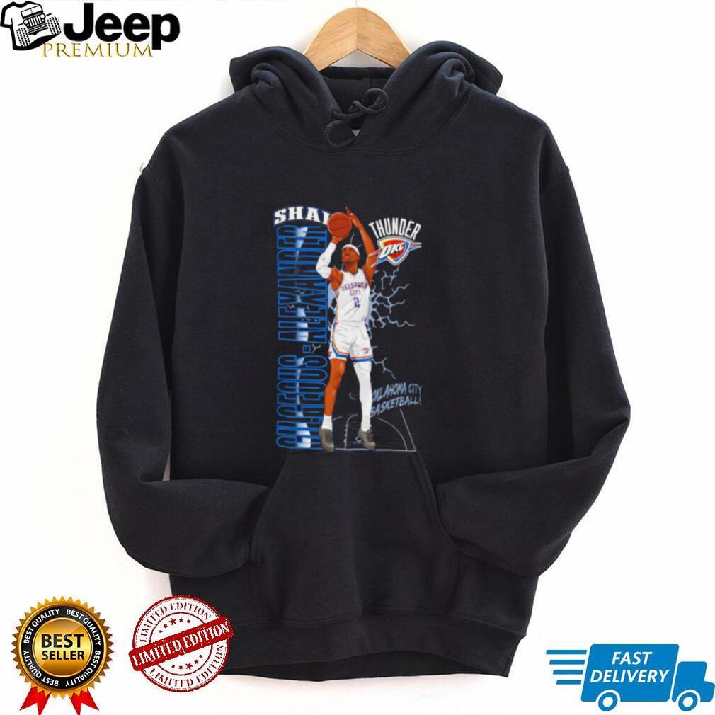 Oklahoma City Thunder Shai Gilgeous Alexander Height ’26 shirt