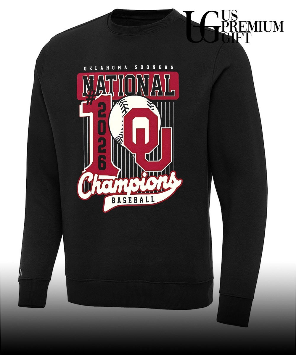 Oklahoma Sooners #1 NCAA Baseball National 2026 Champions shirt