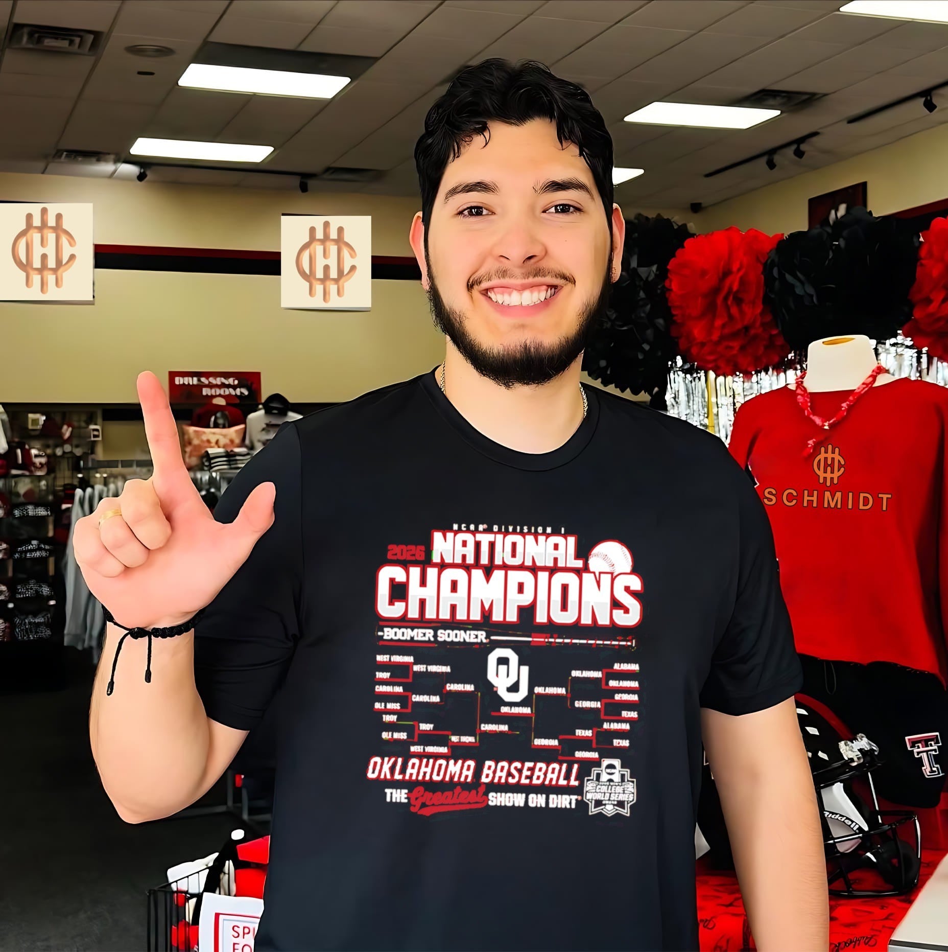 Oklahoma Sooners 2026 NCAA Baseball Men’s College World Series Champions Bracket shirt