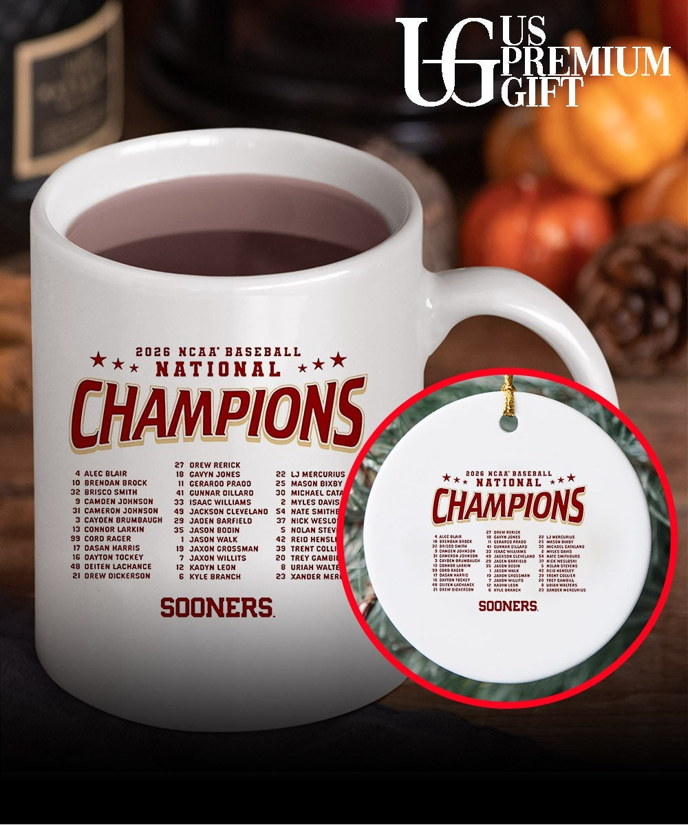Oklahoma Sooners 2026 NCAA Baseball Men’s College World Series Champions Roster shirt