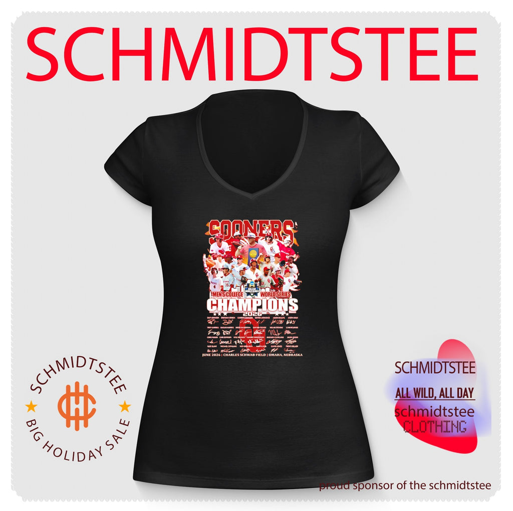 Oklahoma Sooners College World Series National Champions 2026 signature shirt
