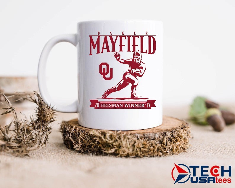 Oklahoma Sooners Football Baker Mayfield Heisman Winner Trophy 2017 shirt
