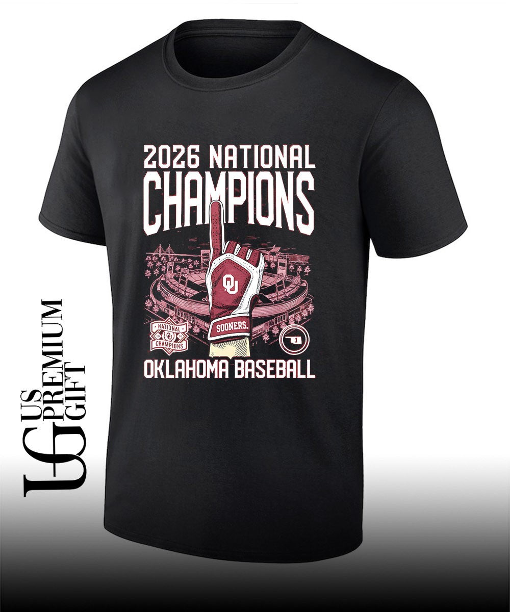 Oklahoma Sooners NCAA 2026 National Champions Baseball shirt