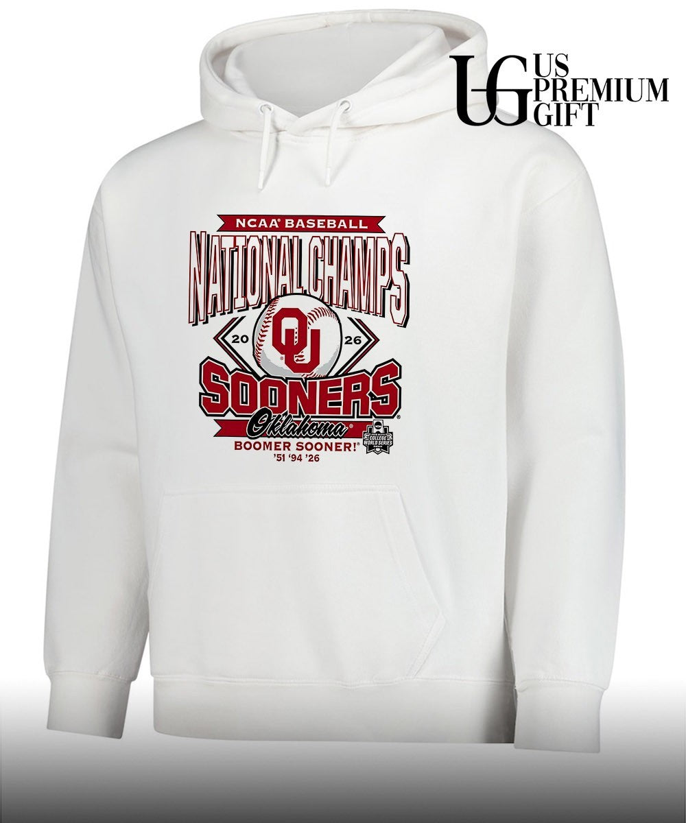 Oklahoma Sooners NCAA Baseball National Champs 2026 Boomer Sooner 51 94 26 shirt
