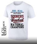 Oklahoma Sooners NCAA Men’s College World Series 2026 Baseball National Champions shirt