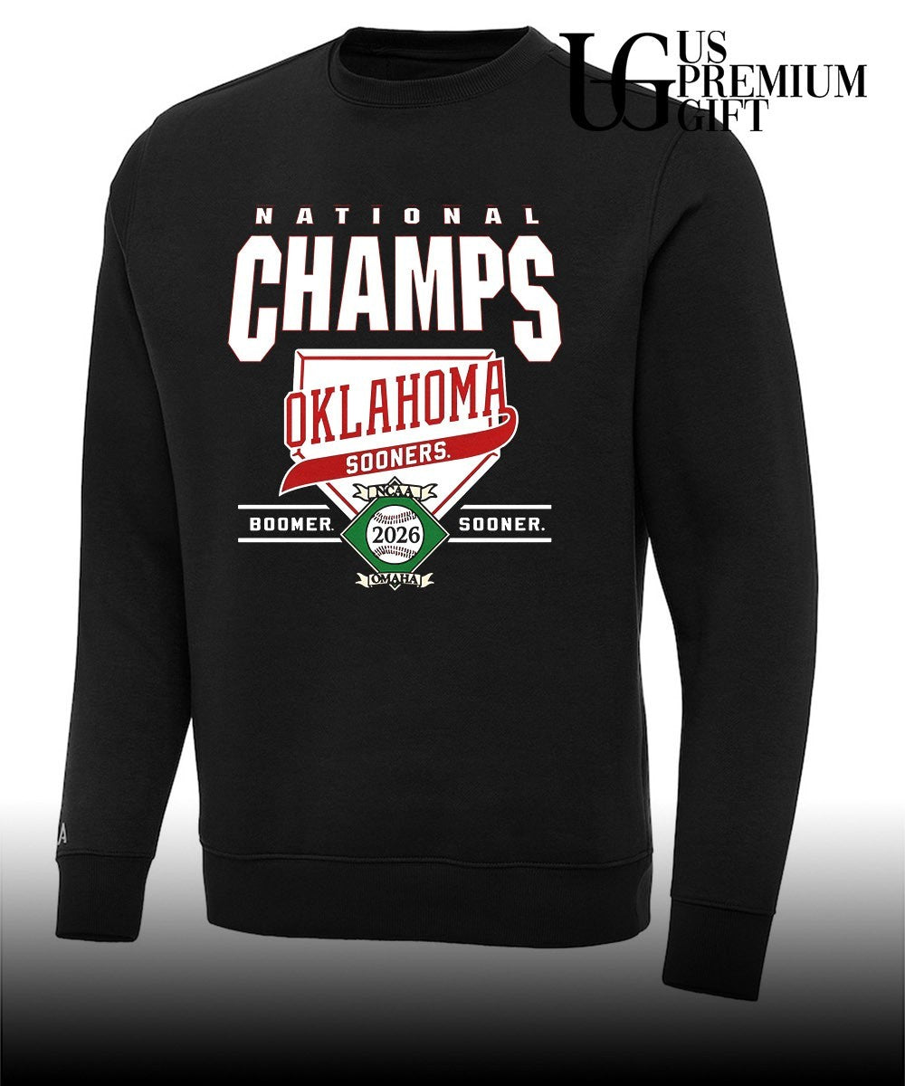 Oklahoma Sooners NCAA National Champs 2026 Omaha Boomer Sooner shirt