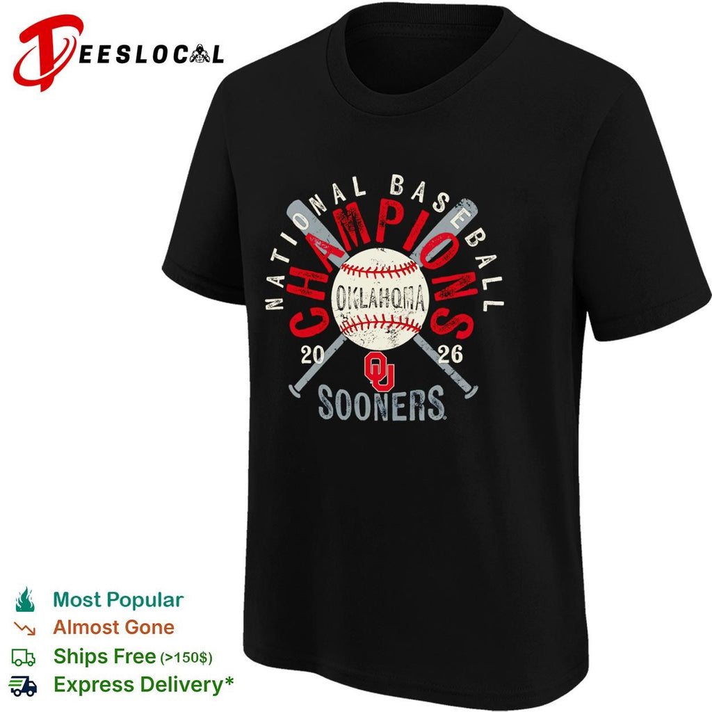 Oklahoma Sooners National Baseball Champions 2026 shirt