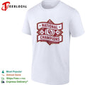 Oklahoma Sooners National Champions 20 26 NCAA Baseball logo shirt