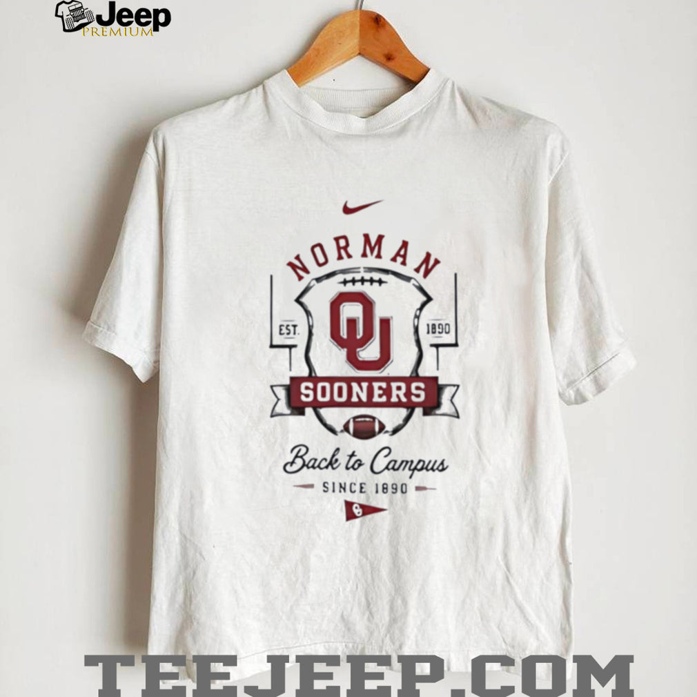Oklahoma Sooners Norman Back to Campus since 1890 shirt