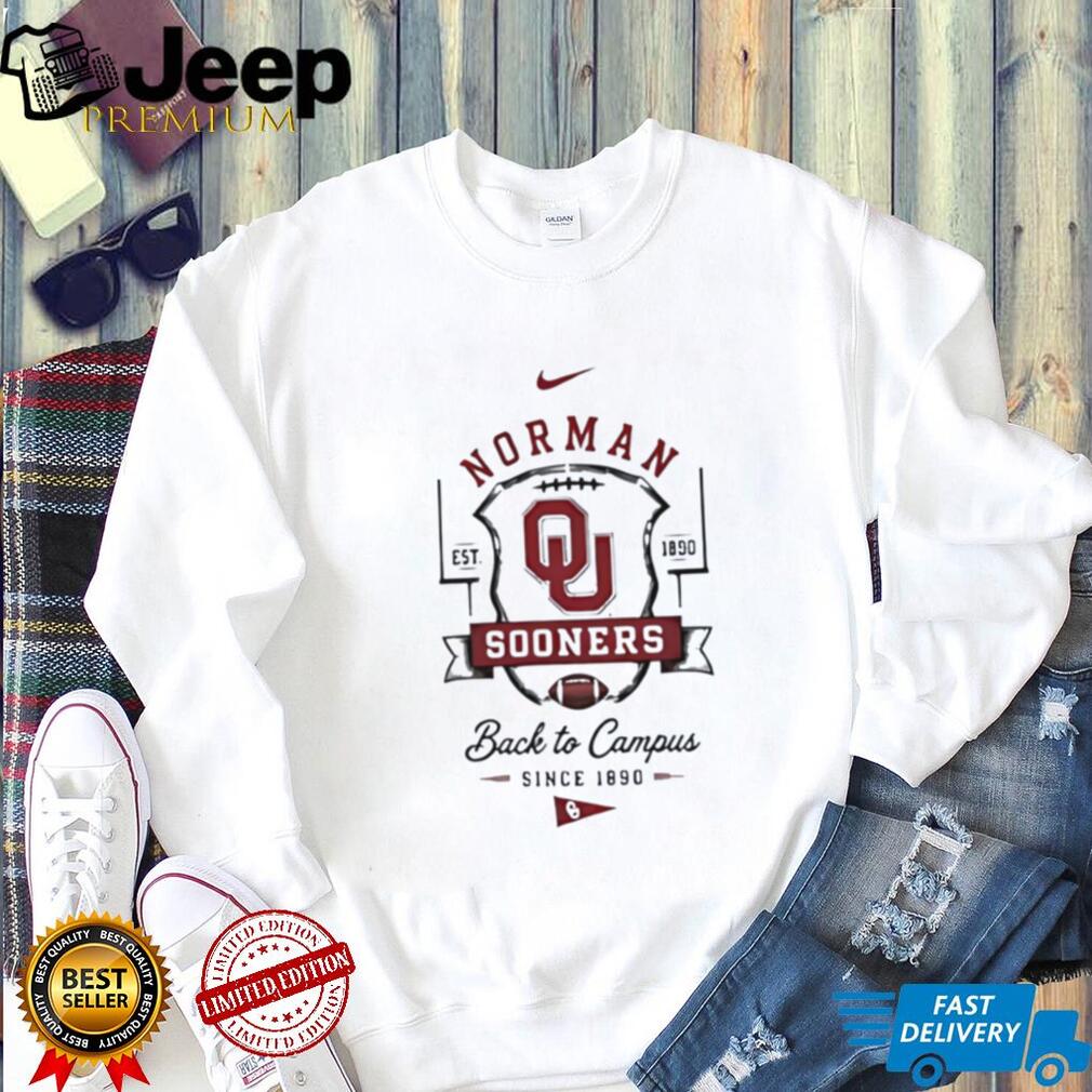 Oklahoma Sooners Norman Back to Campus since 1890 shirt