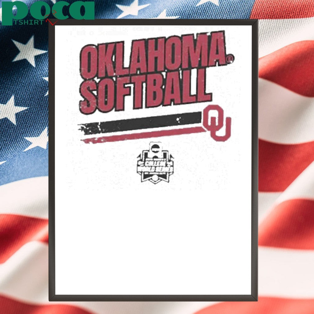 Oklahoma Sooners Softball Women’s College World Series stripe shirt