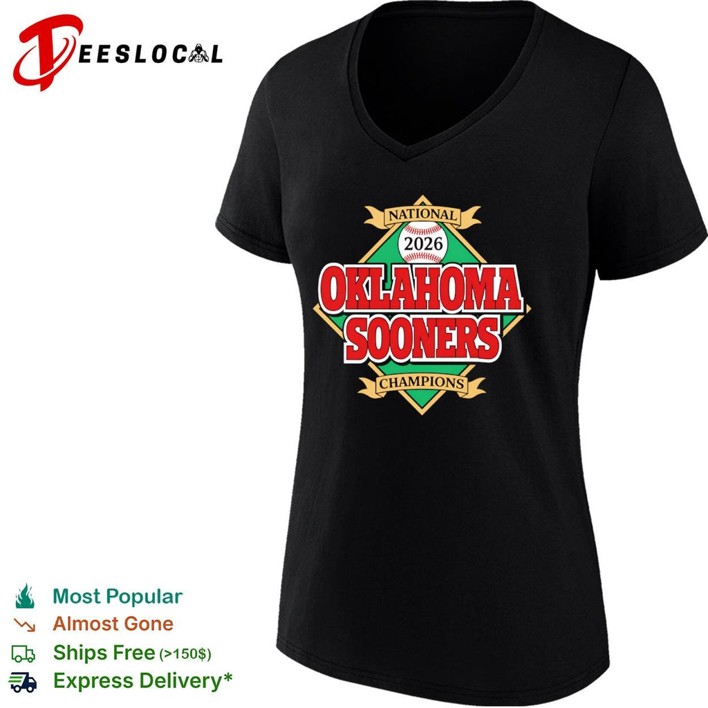 Oklahoma Sooners national 2026 champions green diamond shirt