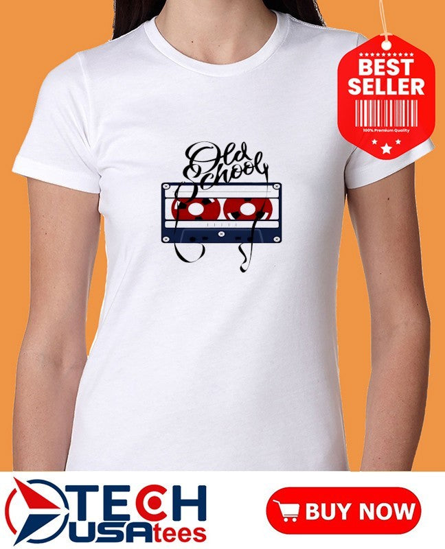 Old school cassette tape 90s 80s retro shirt
