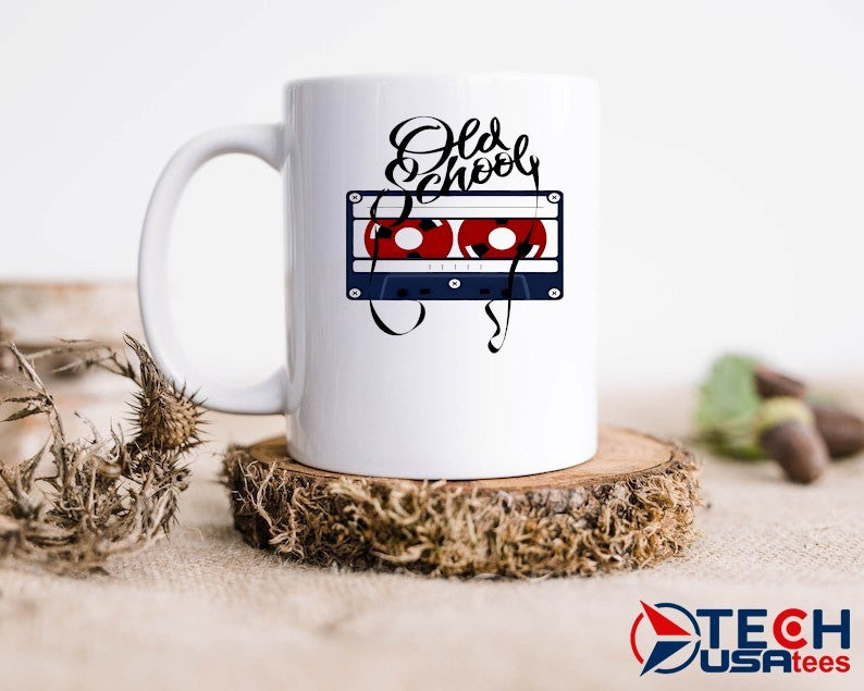 Old school cassette tape 90s 80s retro shirt