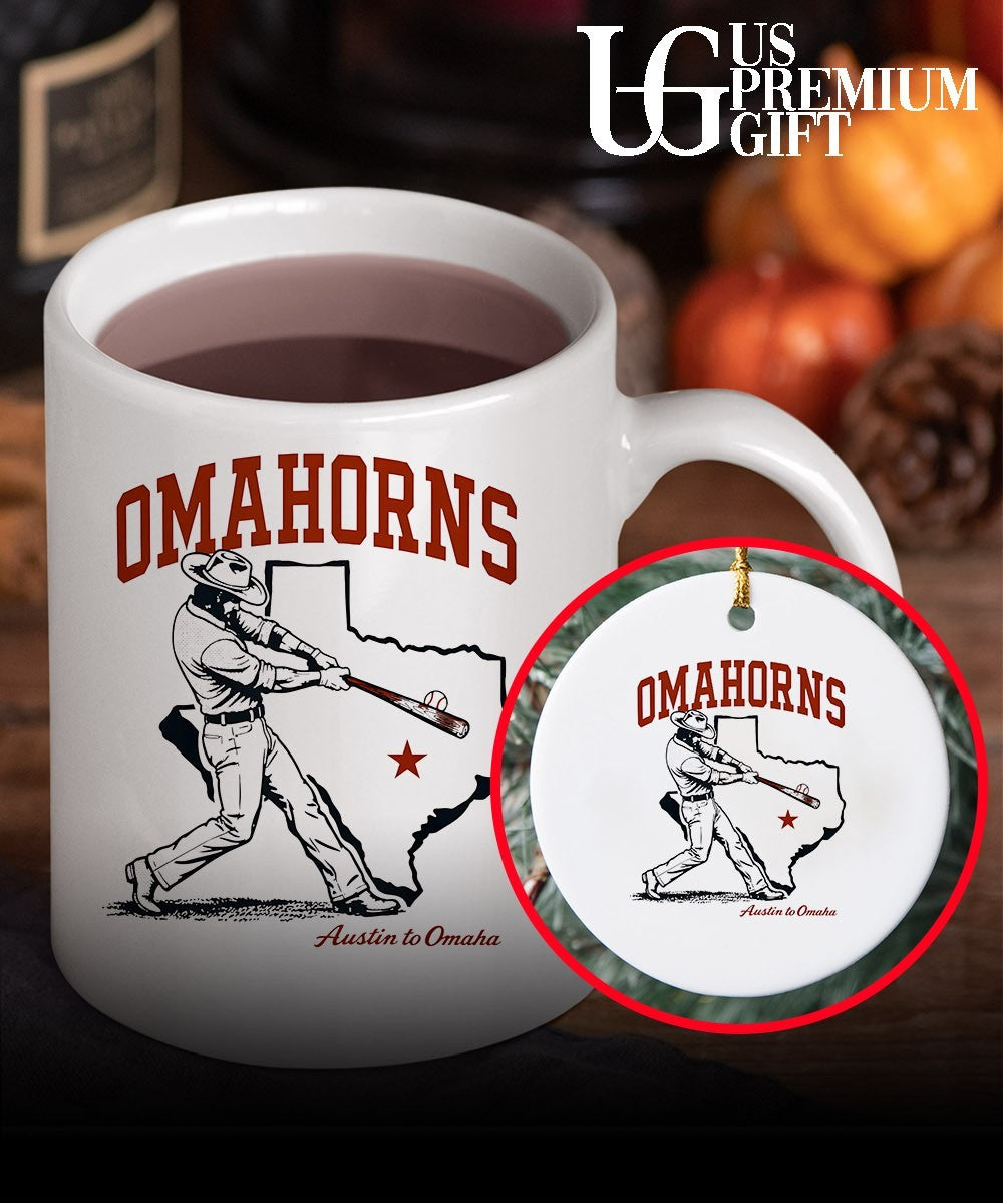 Omahorns Austin to Omaha Texas Longhorns shirt