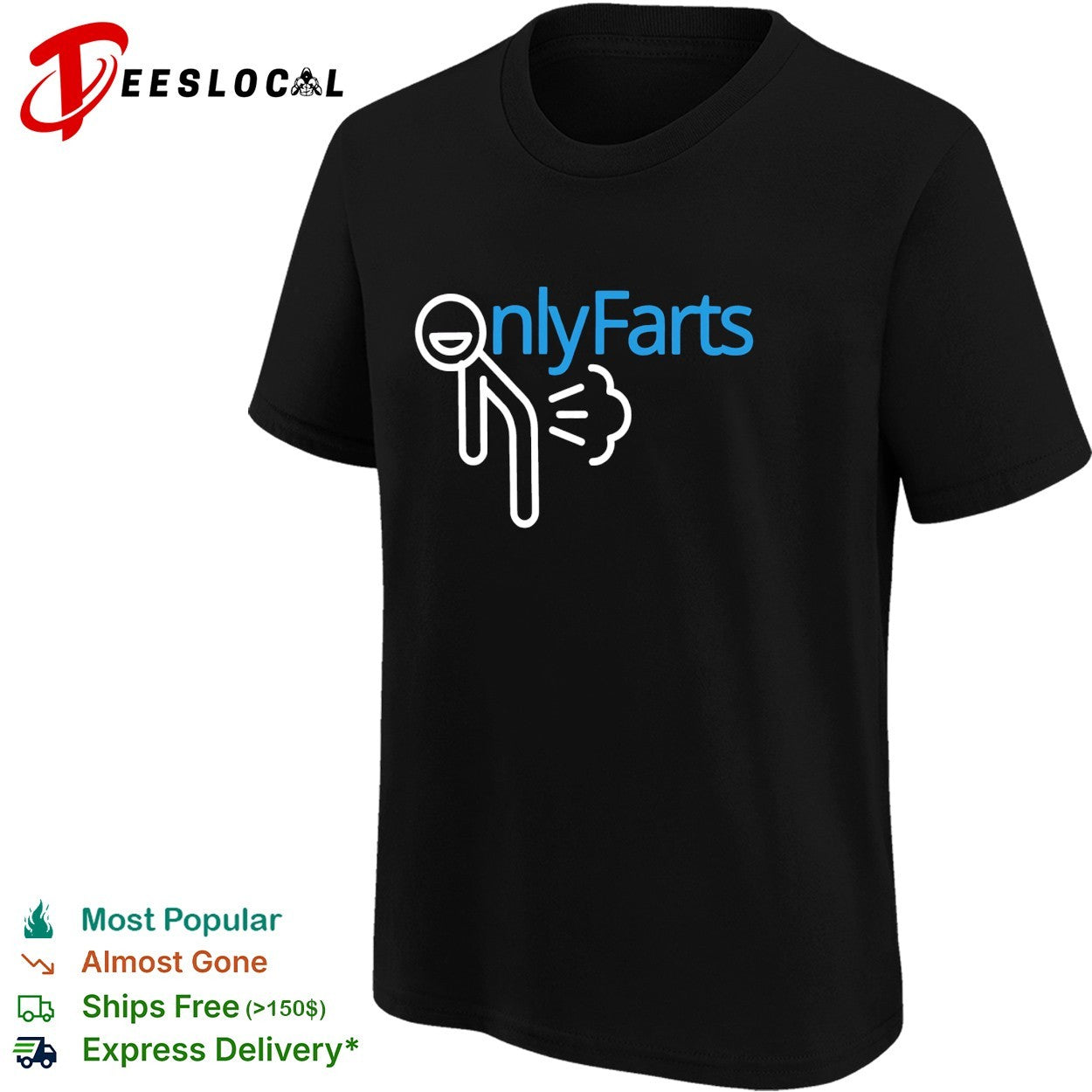 OnlyFarts farting shirt