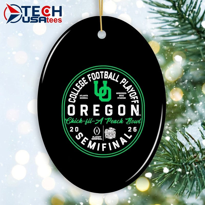 Oregon Duck Chick-fil-A Peach Bowl Bound 2026 College Football Playoff Semifinal logo shirt