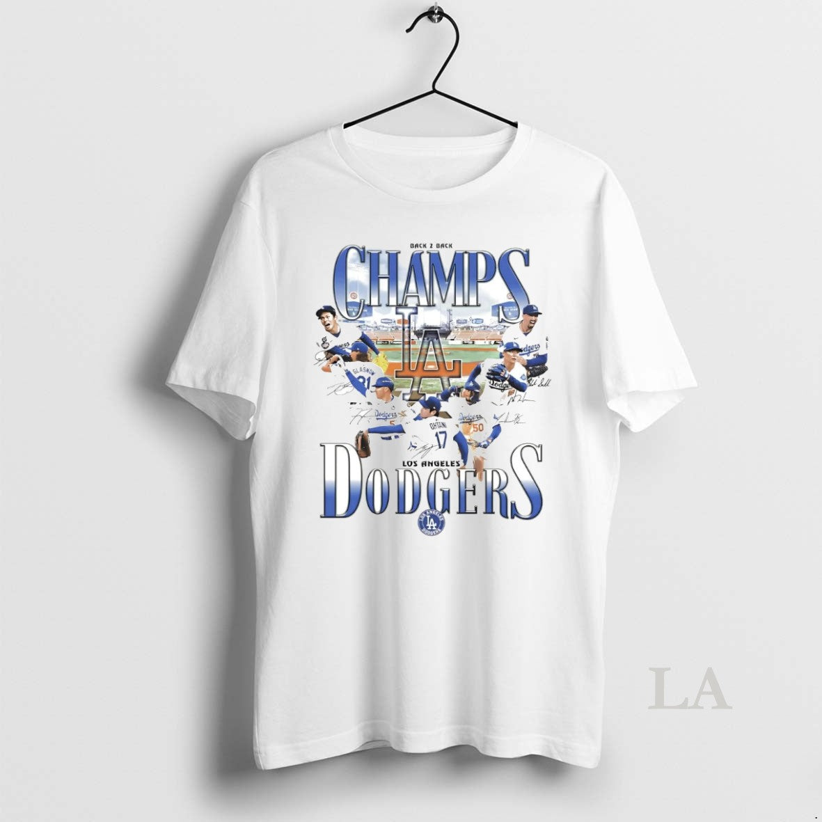 Original Back To Back 2025 Champs Los Angeles Dodgers