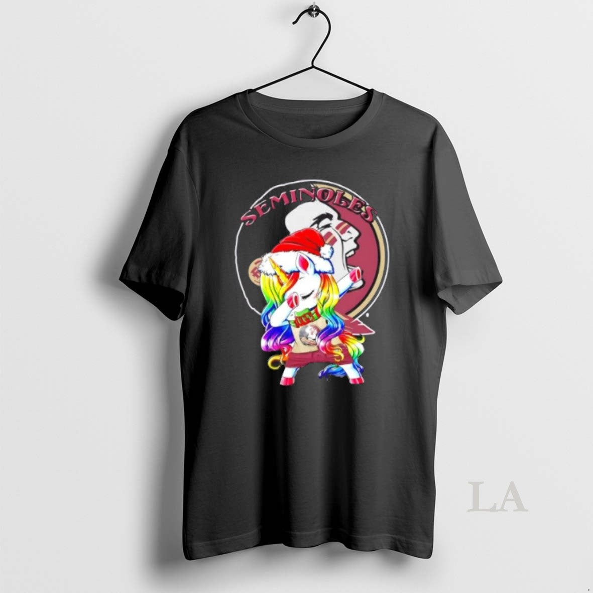 Original Florida State Seminoles Football X Unicorn Santa Hat Dabbing Merry Christmas