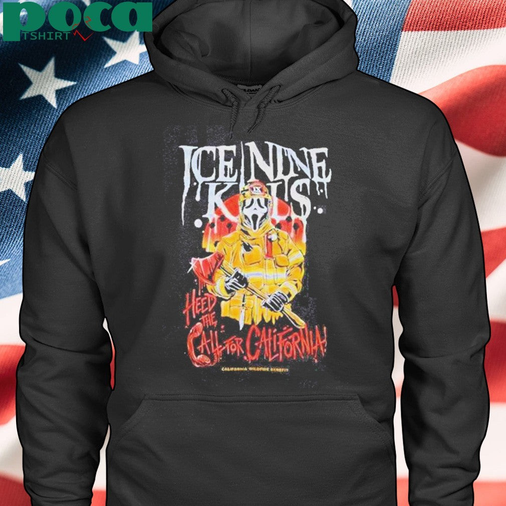 Original Ghostface Ice Nine Kills Heed The Call For California Shirt