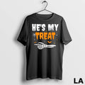 Original Hes My Treat Funny Skeleton Halloween Matching Couples Ladies