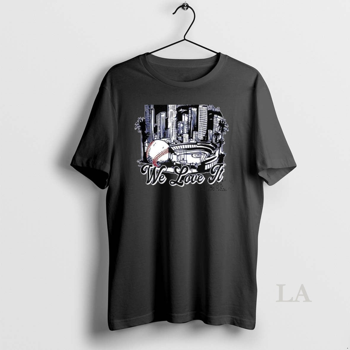 Original I Love Los Angeles Dodgers We Love It