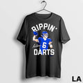 Original Jaxson Dart Ripping Darts Signature New York Giants