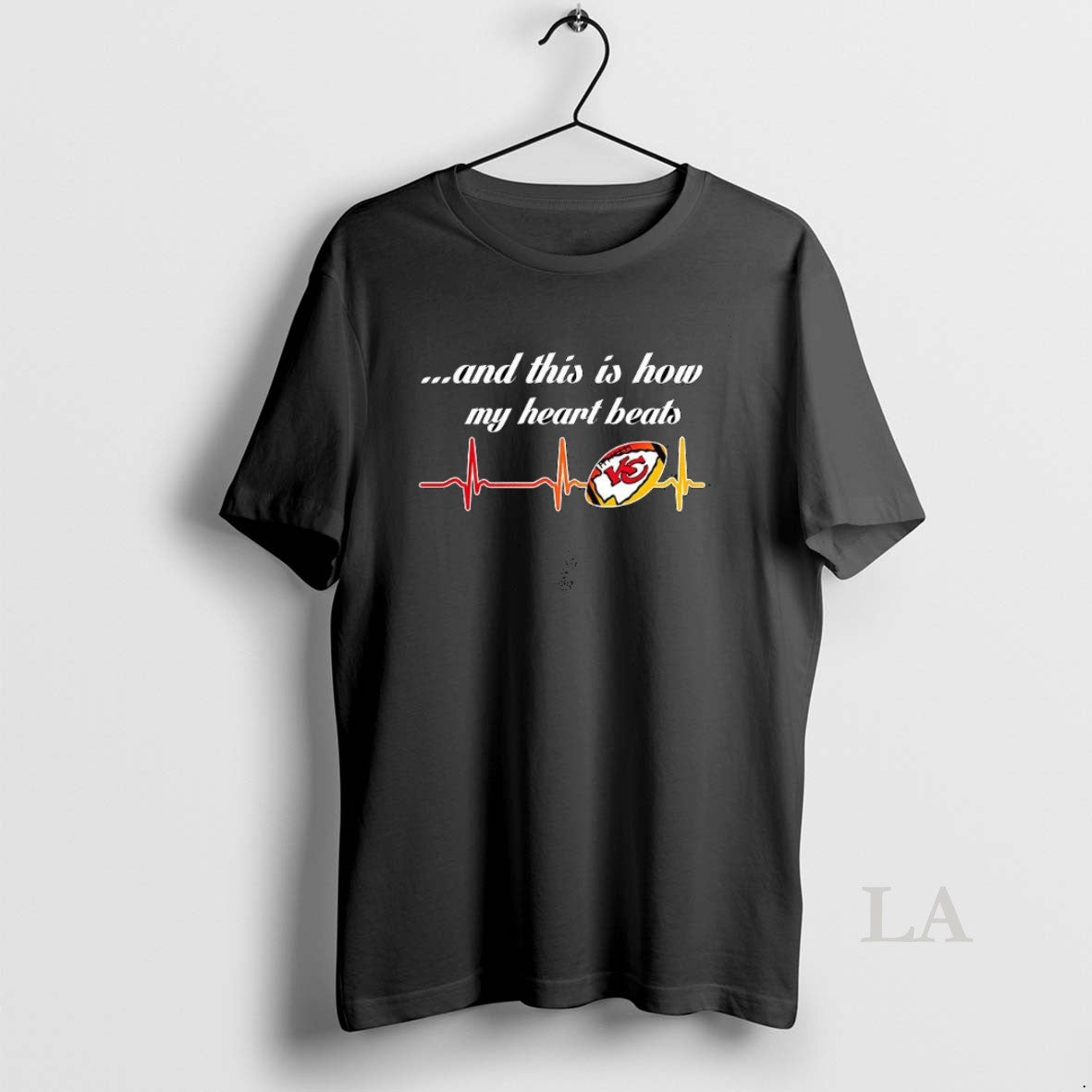 Original Kansas City Chiefs And This Is How My Heart Beats Football Lover