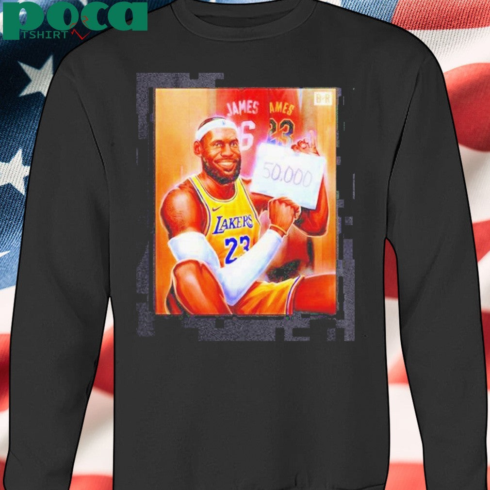 Original Lebron Becomes First Player In Nba History To Score 50k Career Points Shirt