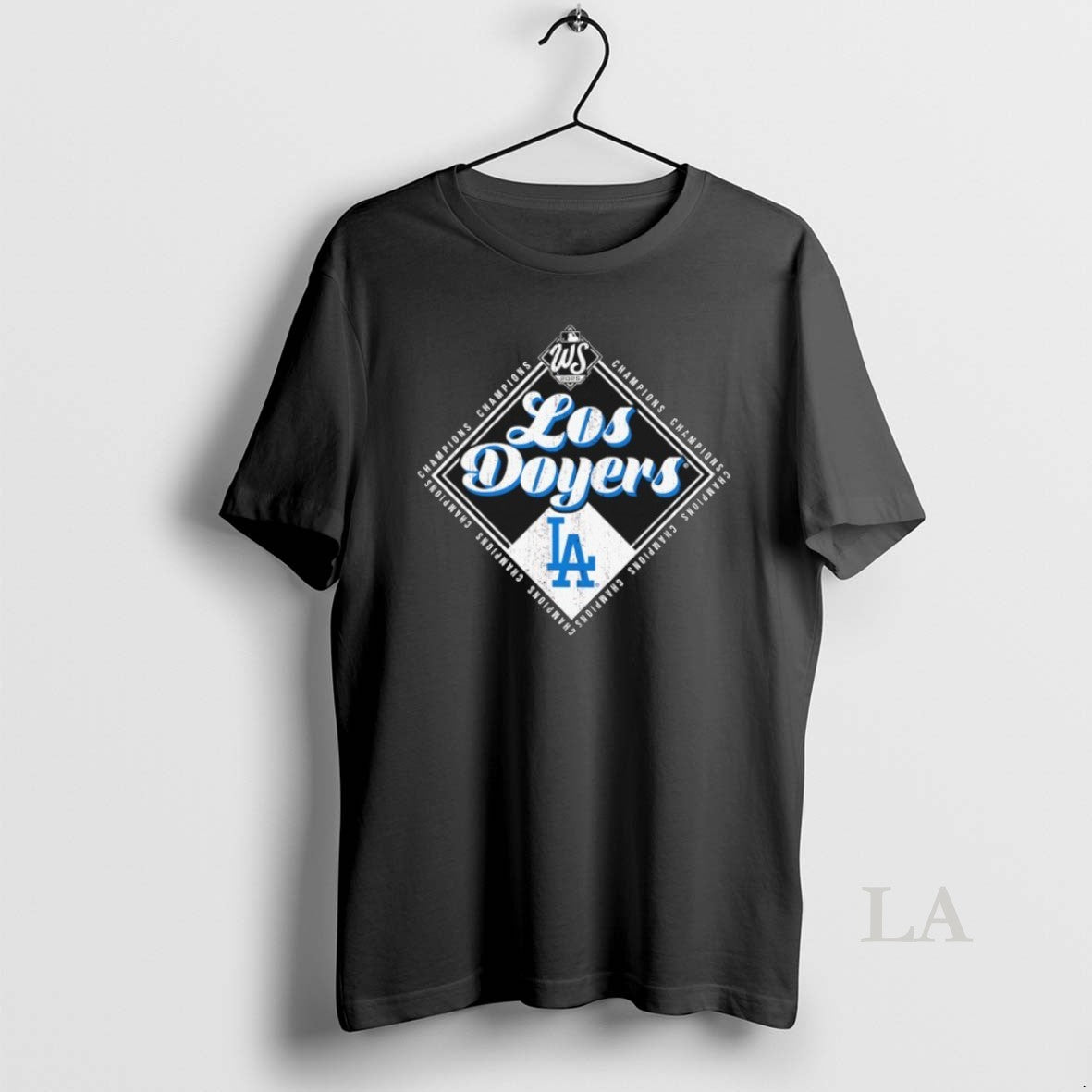 Original Los Angeles Dodgers 2025 World Series Champions Los Doyers Diamond Logo