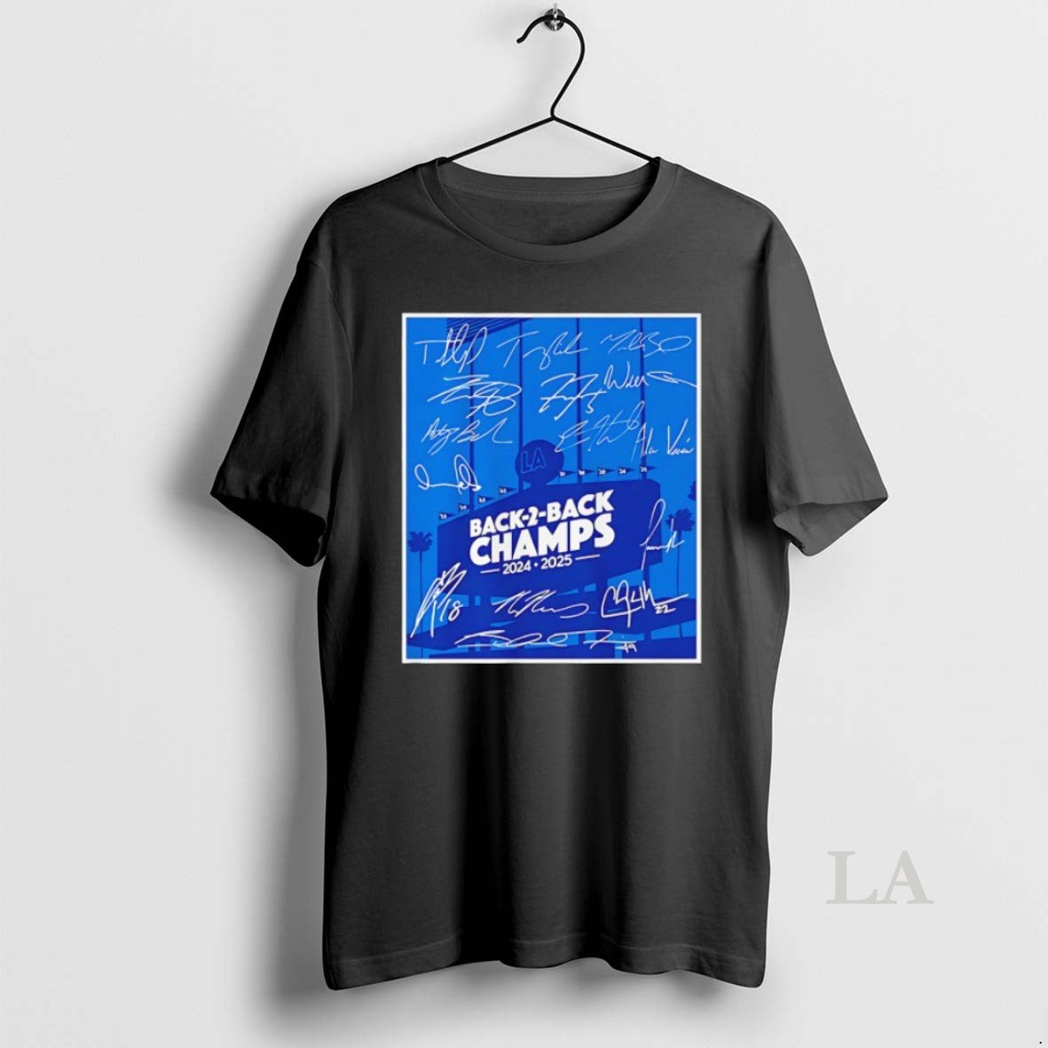 Original Los Angeles Dodgers Back To Back Champs 2025 Player Signatures