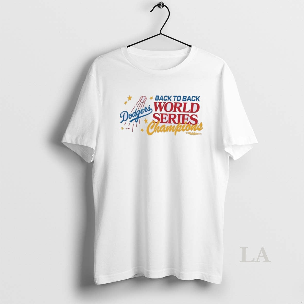 Original Los Angeles Dodgers Back To Back World Series Champions Playoff Sadie