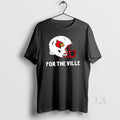 Original Louisville Cardinals For The Ville Football Helmet 2 Sided