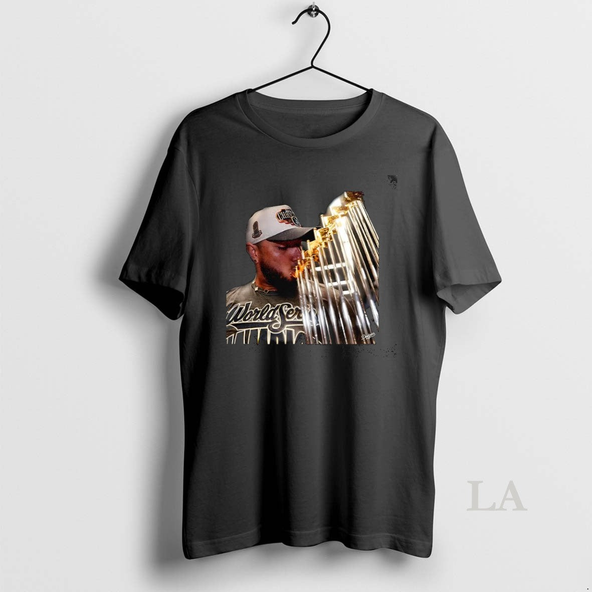 Original Miguel Rojas Los Angeles Dodgers World Series 2025 Champions Trophy