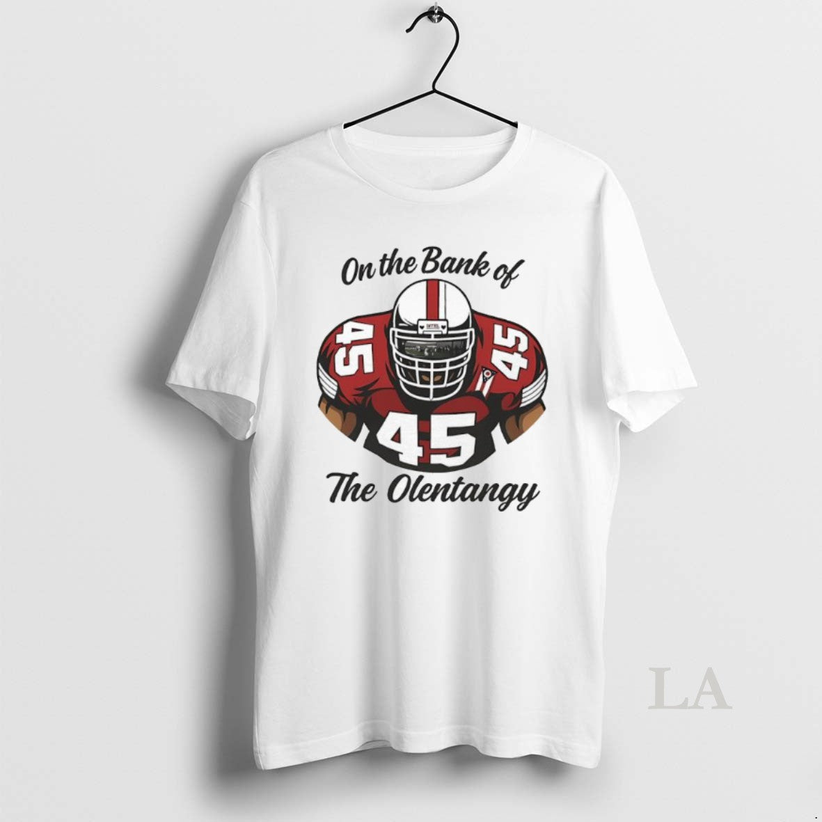 Original On The Bank Of The Olentangy Ohio State University Player Graphic