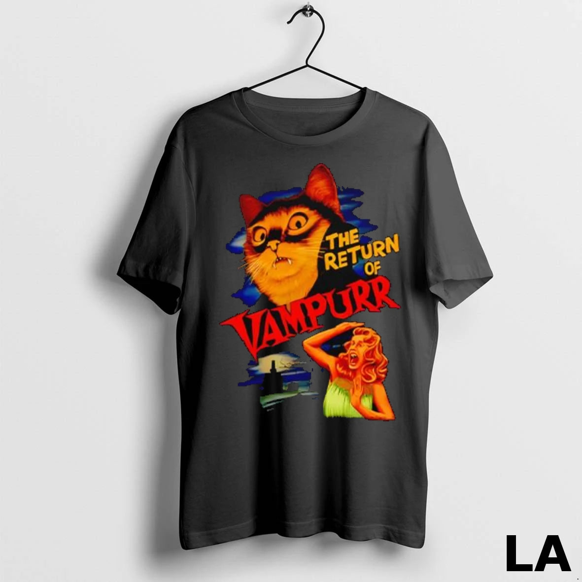 Original The Return Of Vampurr Horror Halloween Graphic