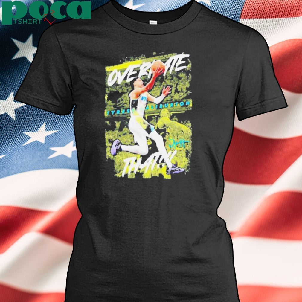 Overrate that Tyrese Haliburton Indiana Pacers signature shirt