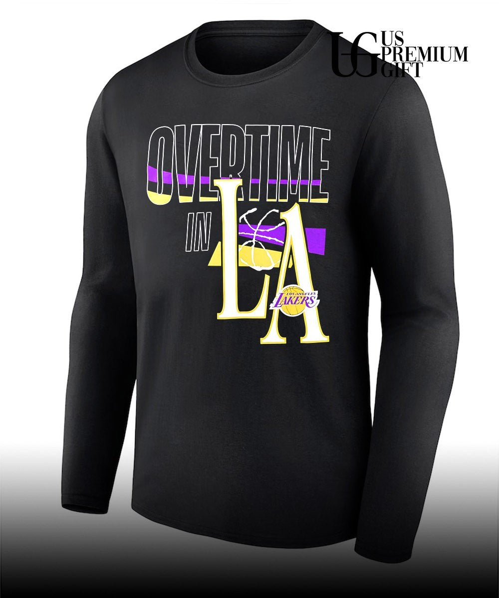 Overtime in Los Angeles Lakers basketball shirt
